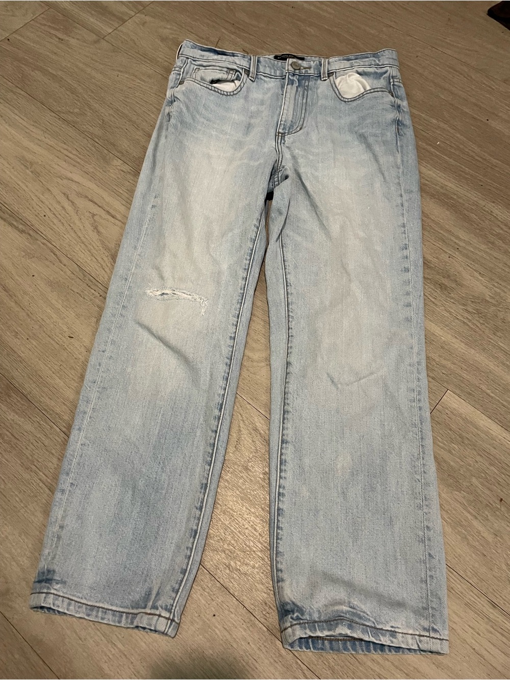 Banana Republic Light Wash Straight-Leg Jeans